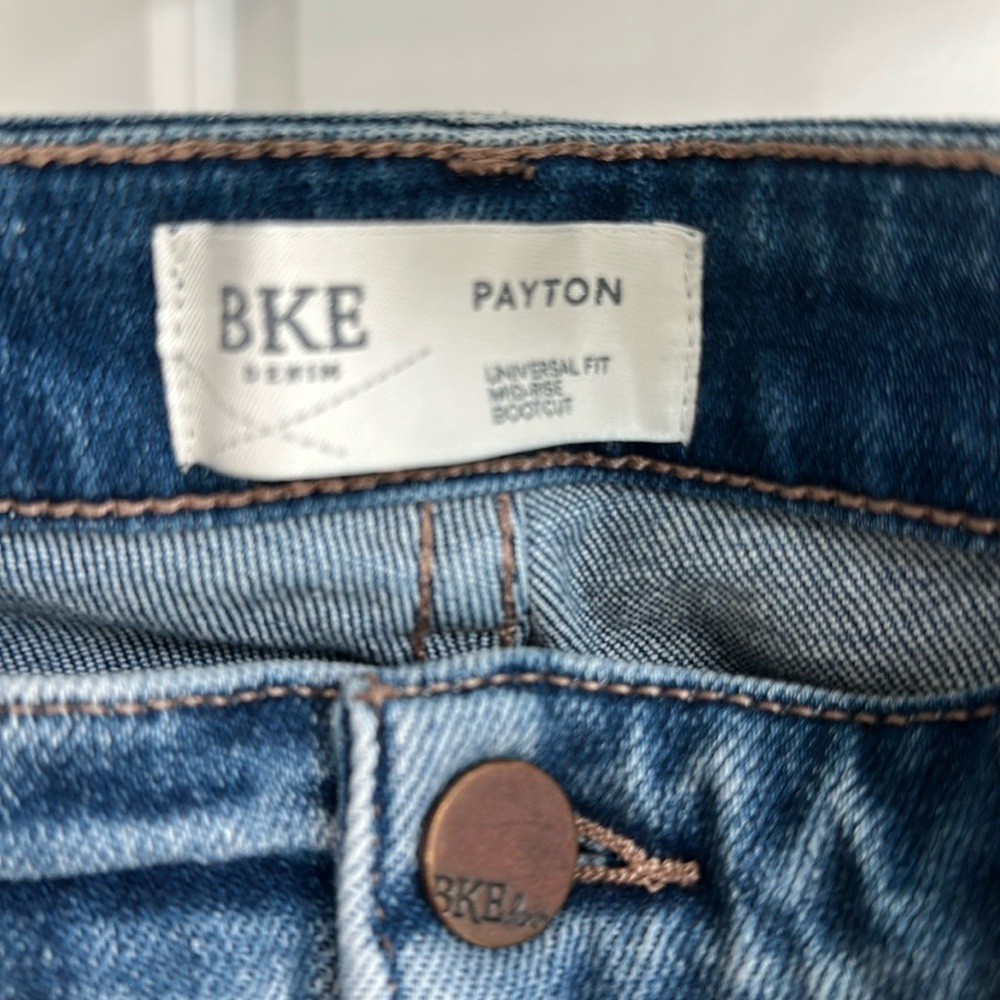 BKE Blue Boot Cut Jeans with Classic Denim Style